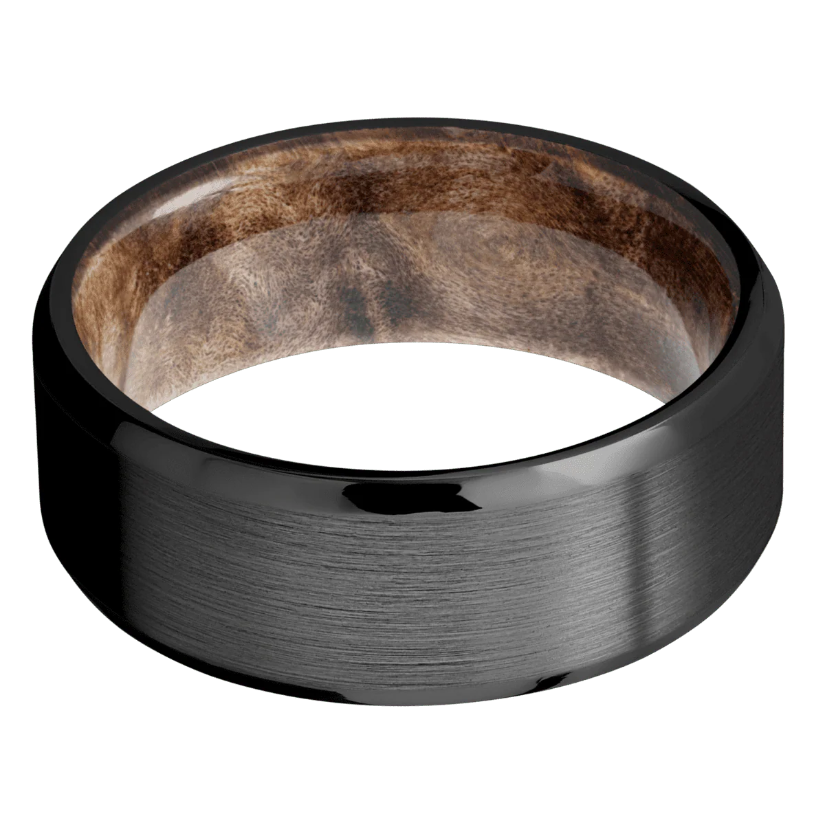 Zirconium + Satin , Polish Finish + Maple Burl - Image 3