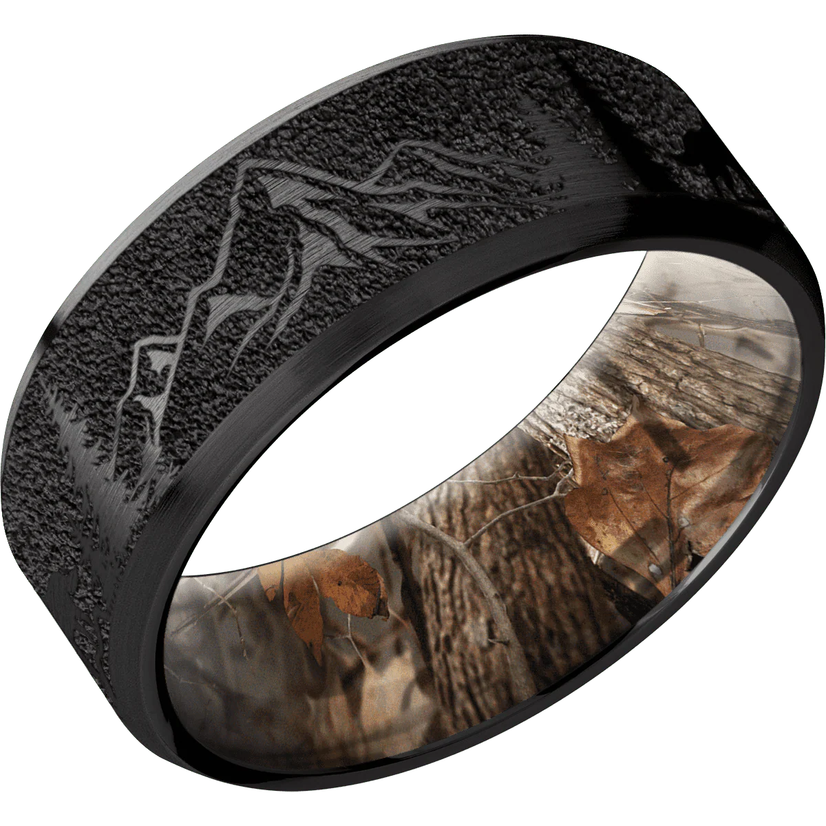 Zirconium + Satin , Satin Finish + King's Woodland - Image 2